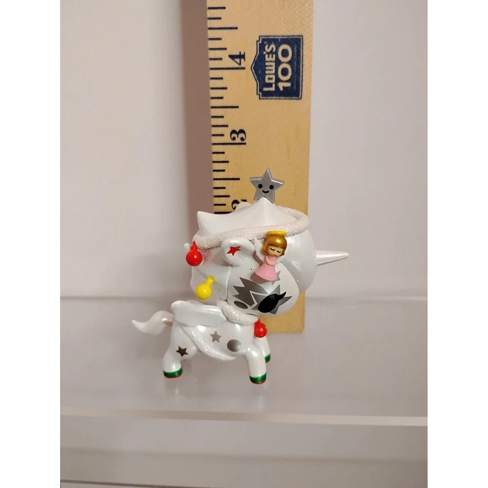 Tokidoki Unicorno Holiday Angelic Vinyl Figure White Christmas Star 3in